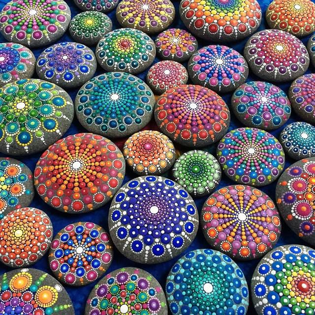 Mandala Painting With Dots