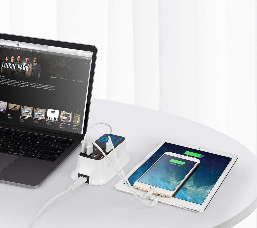 8-Port Charging Station