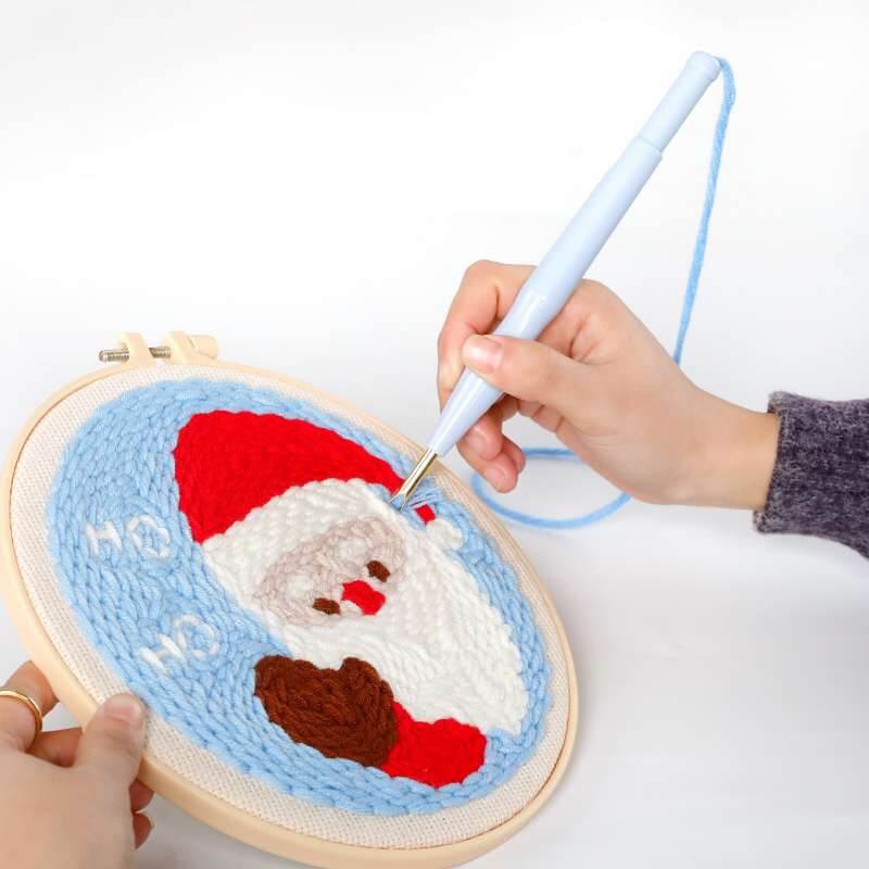 Embroidery punch needle