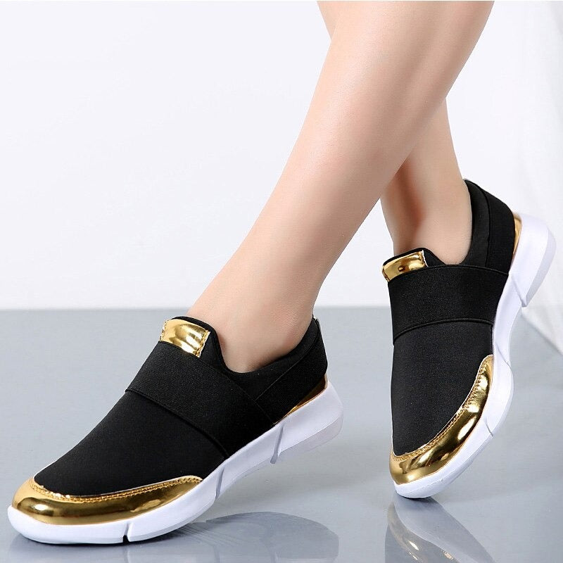 Pustende slip-on-sko for damer