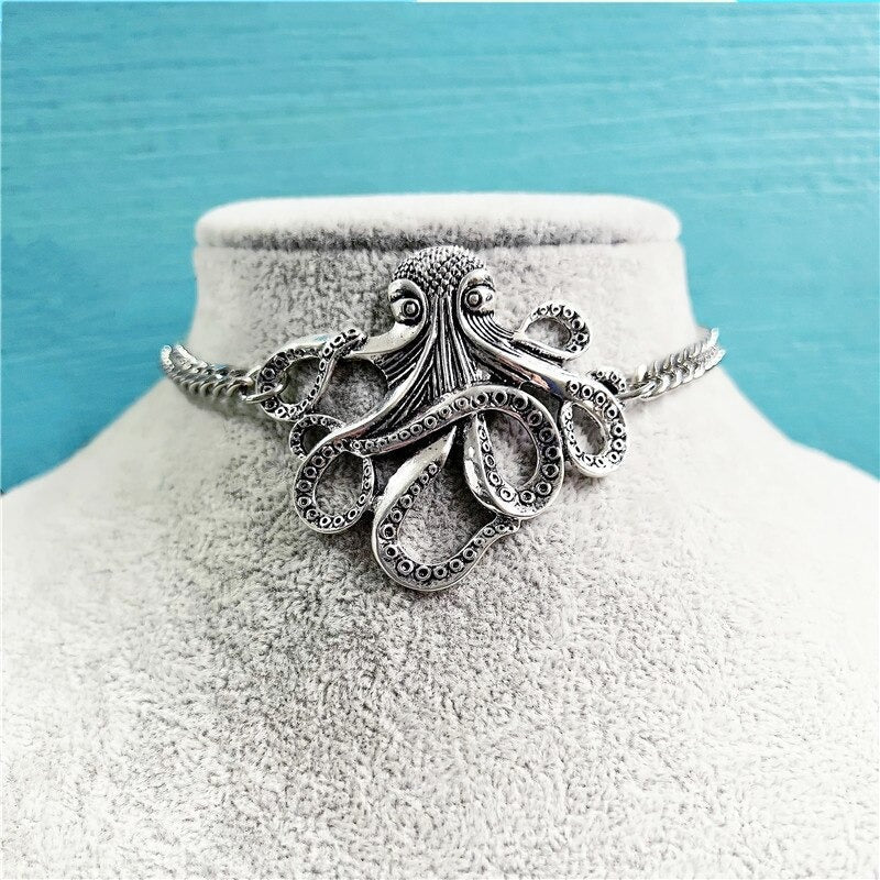 Octopus Choker Necklace