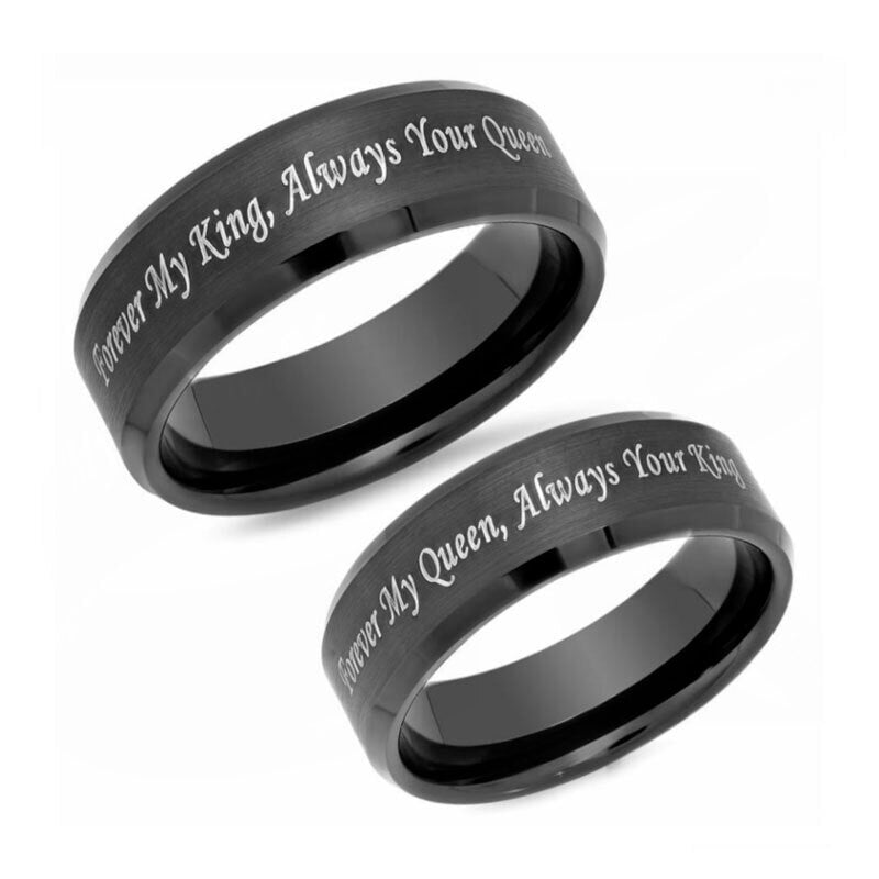 Svart forlovelsesring