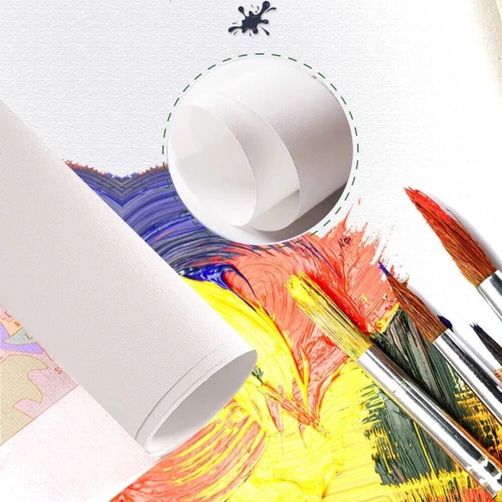 Green tree paint by numbers kit