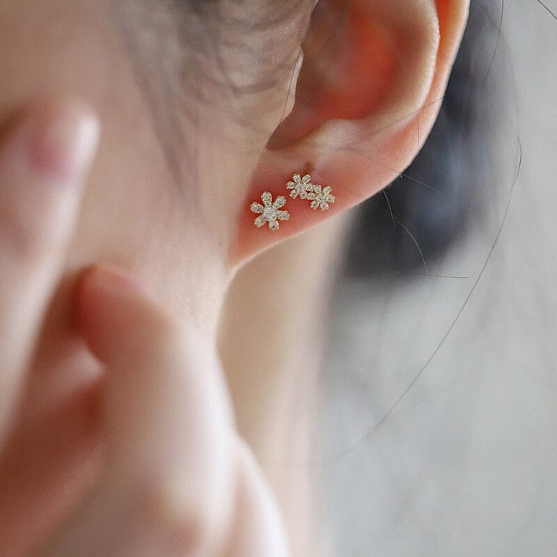 Flower Stud Earrings
