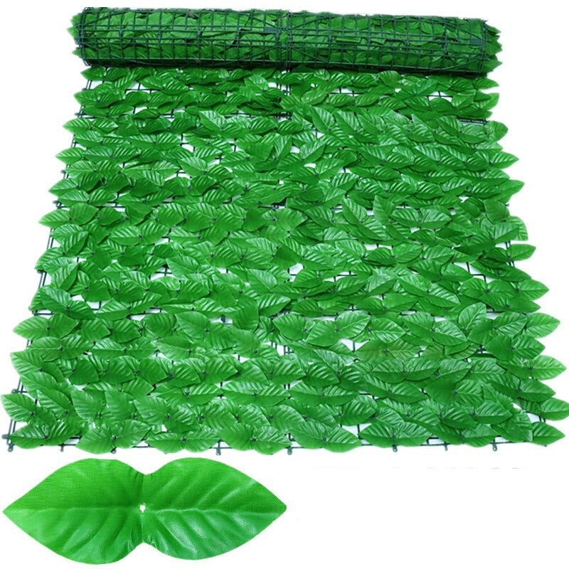Artificial Plant Leaves Fence