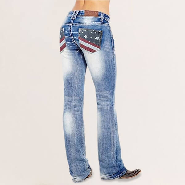 Denim Boot Cut Jeans
