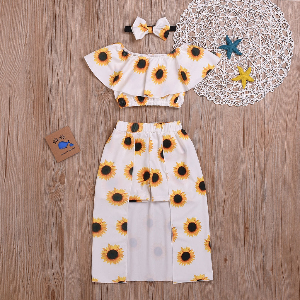 Sunflower outfit for kids