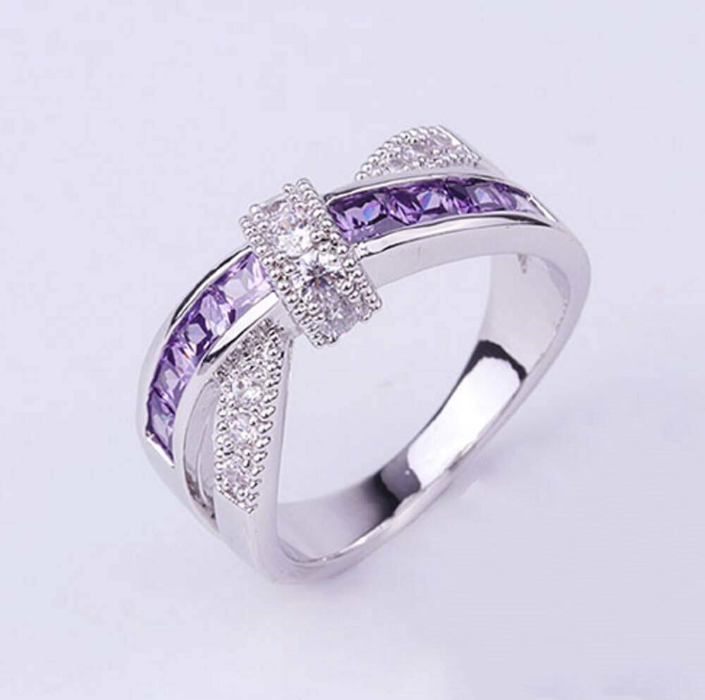 Criss Cross Crystal Ring