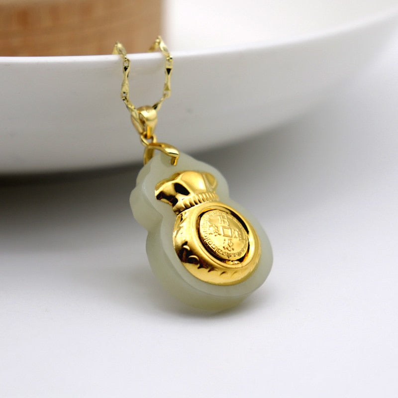 Jade Money Bag Pendant
