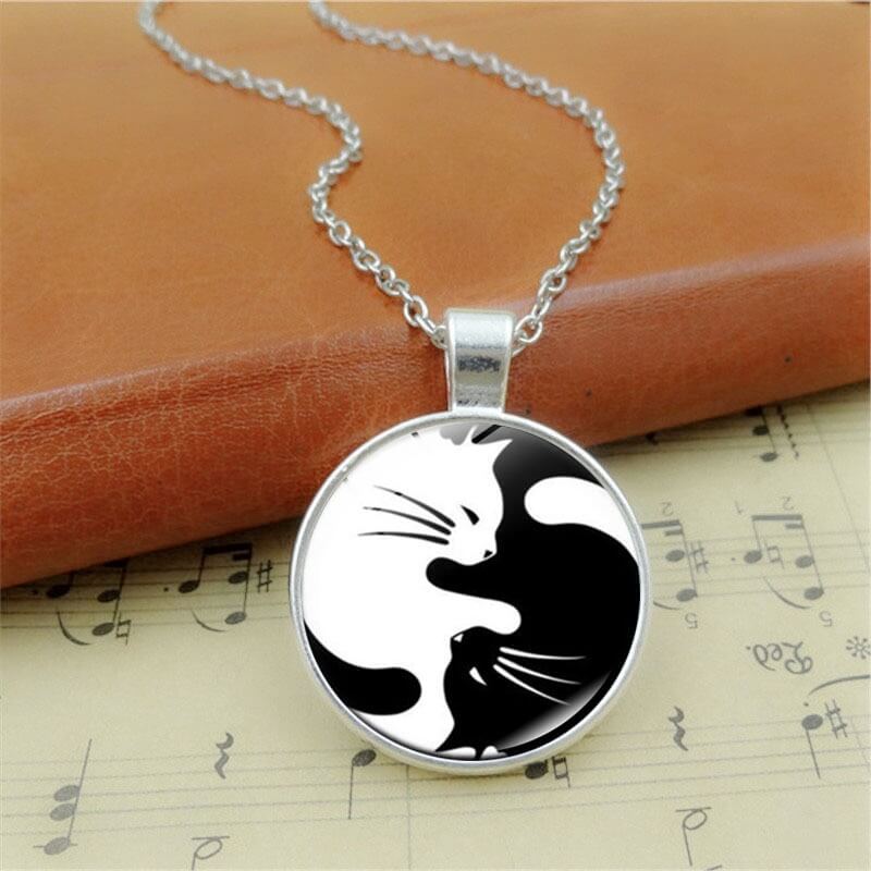Cat Yingyang Necklace