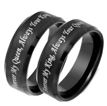 Svart forlovelsesring
