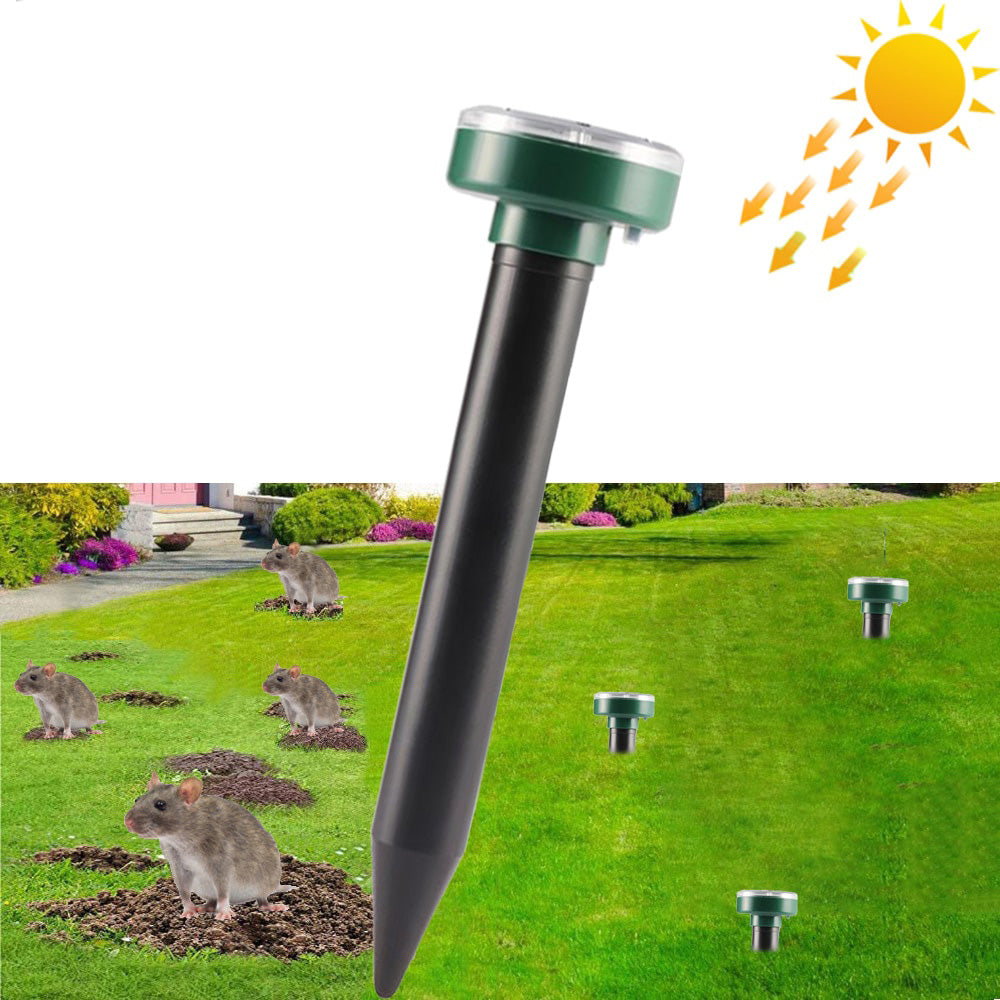 Solcelledrevet muldvarp-/gnagerforsker