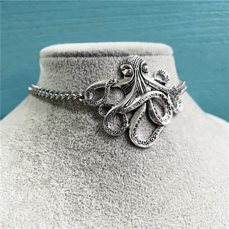 Octopus Choker Necklace