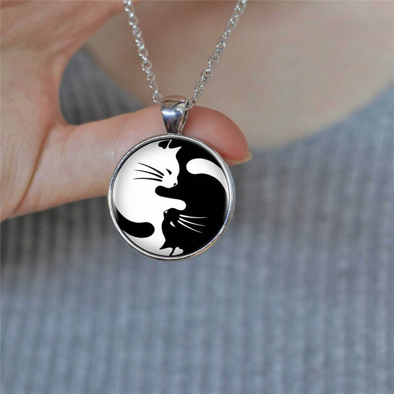 Cat Yingyang Necklace