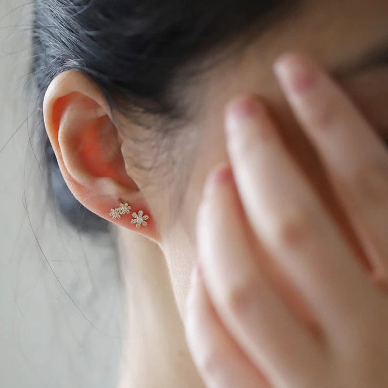 Flower Stud Earrings