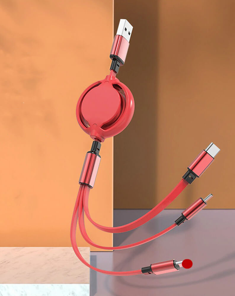 Telescopic charging cable