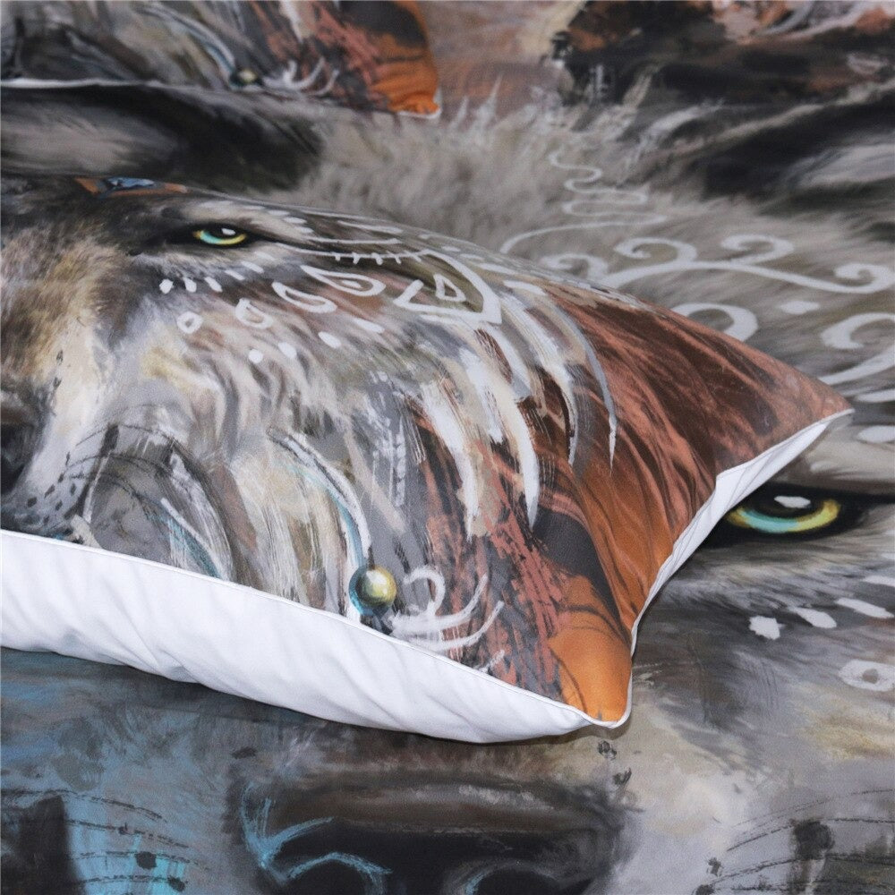 3D WOLF DUVET COVER