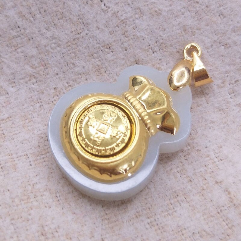 Jade Money Bag Pendant