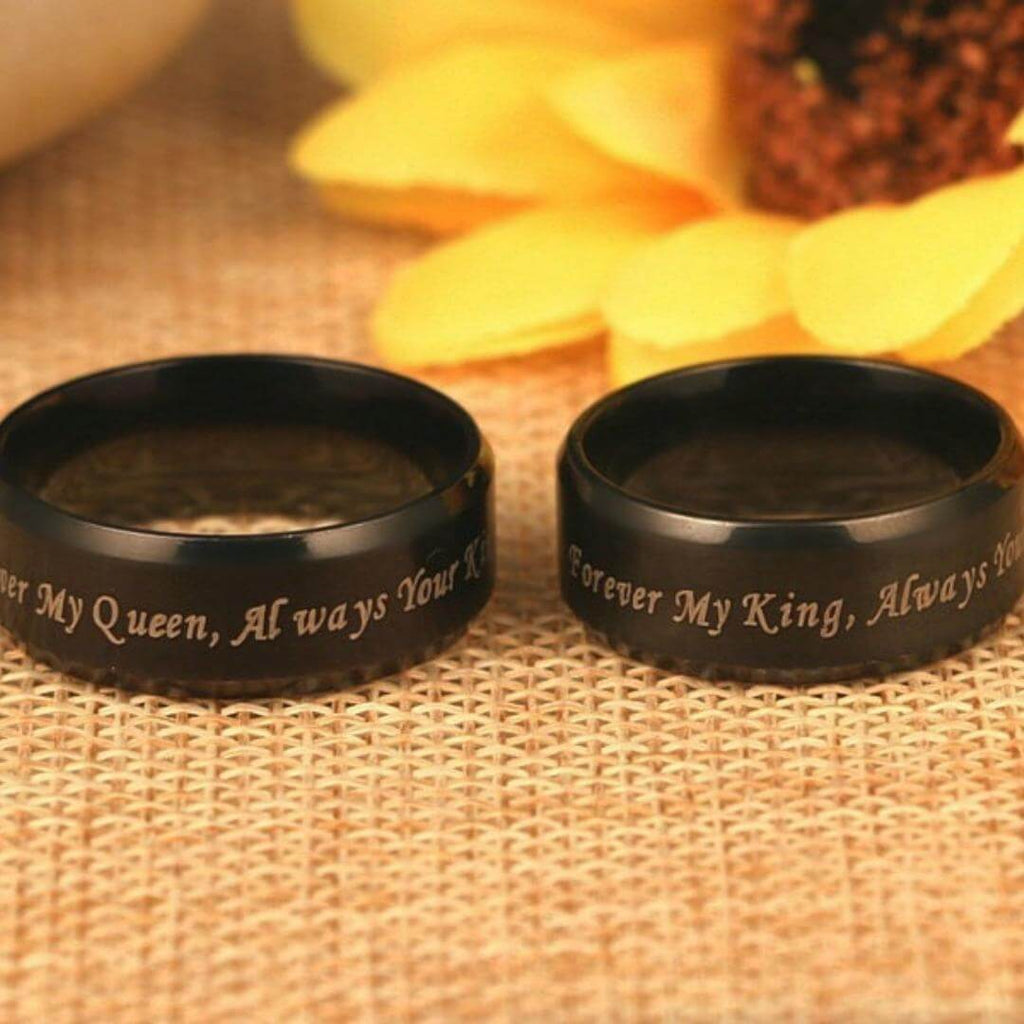 Svart forlovelsesring