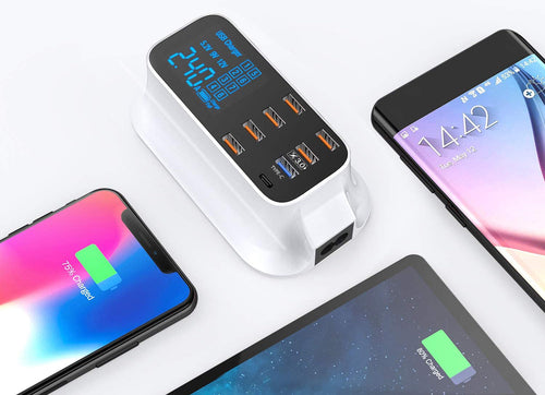 8-Port Charging Station