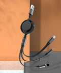 Telescopic charging cable