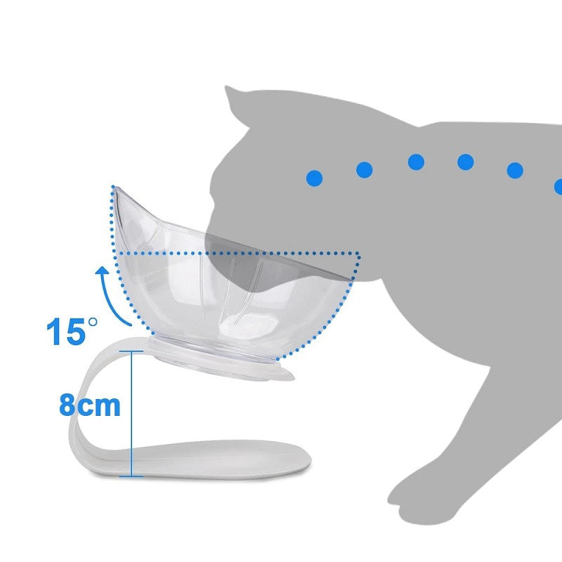 Tilted Cat Food Bowl