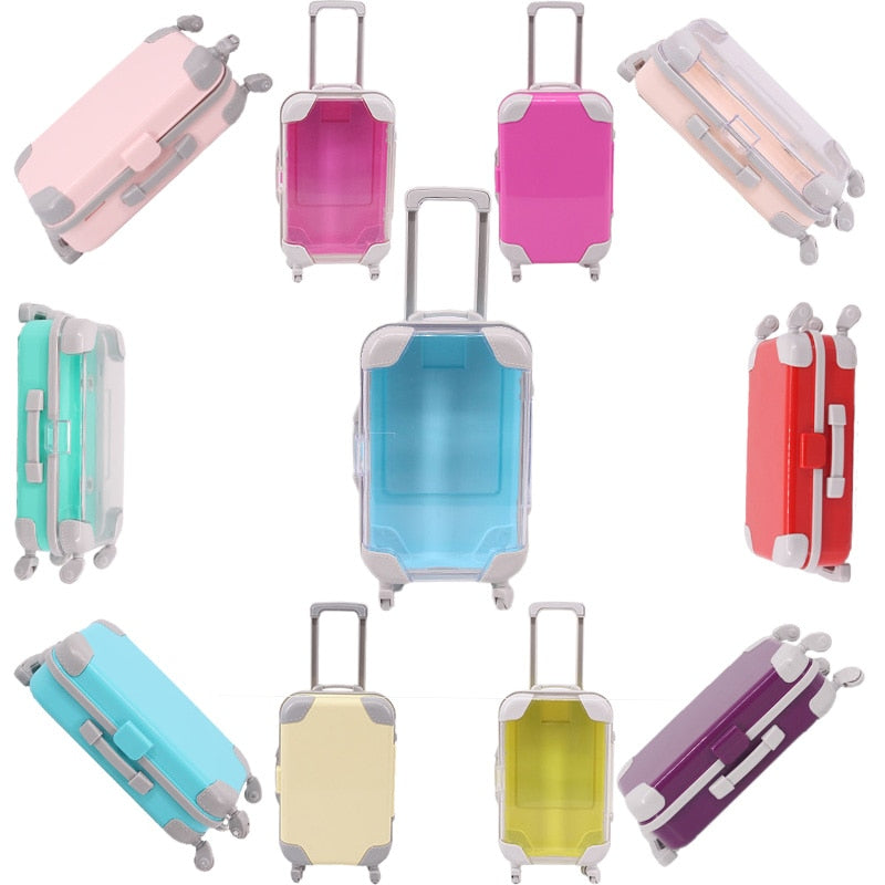 Doll travel suitcase