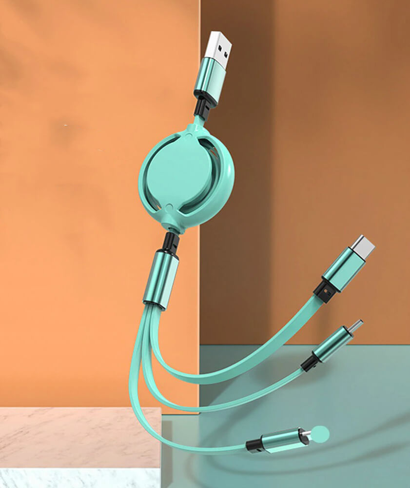 Telescopic charging cable