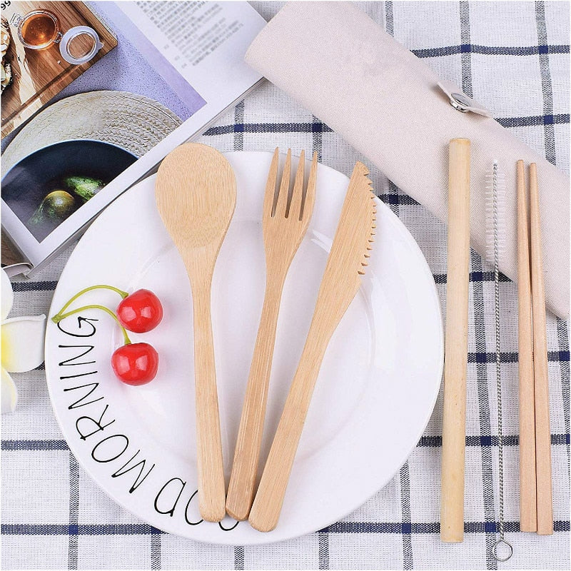 Bamboo Cutlery Set