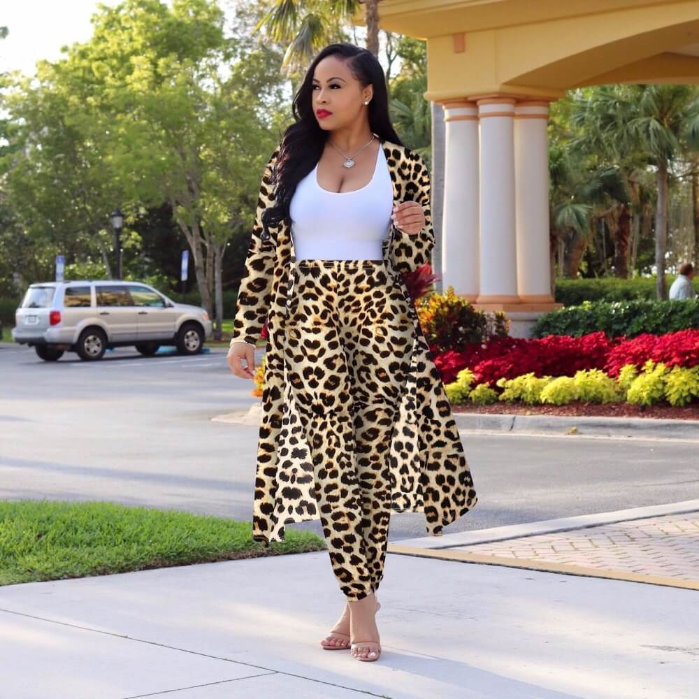 Kimono cardigan set