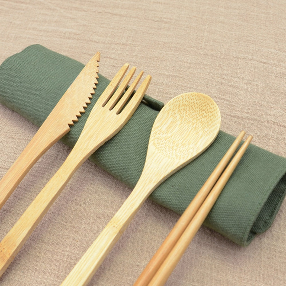 Bamboo Cutlery Set