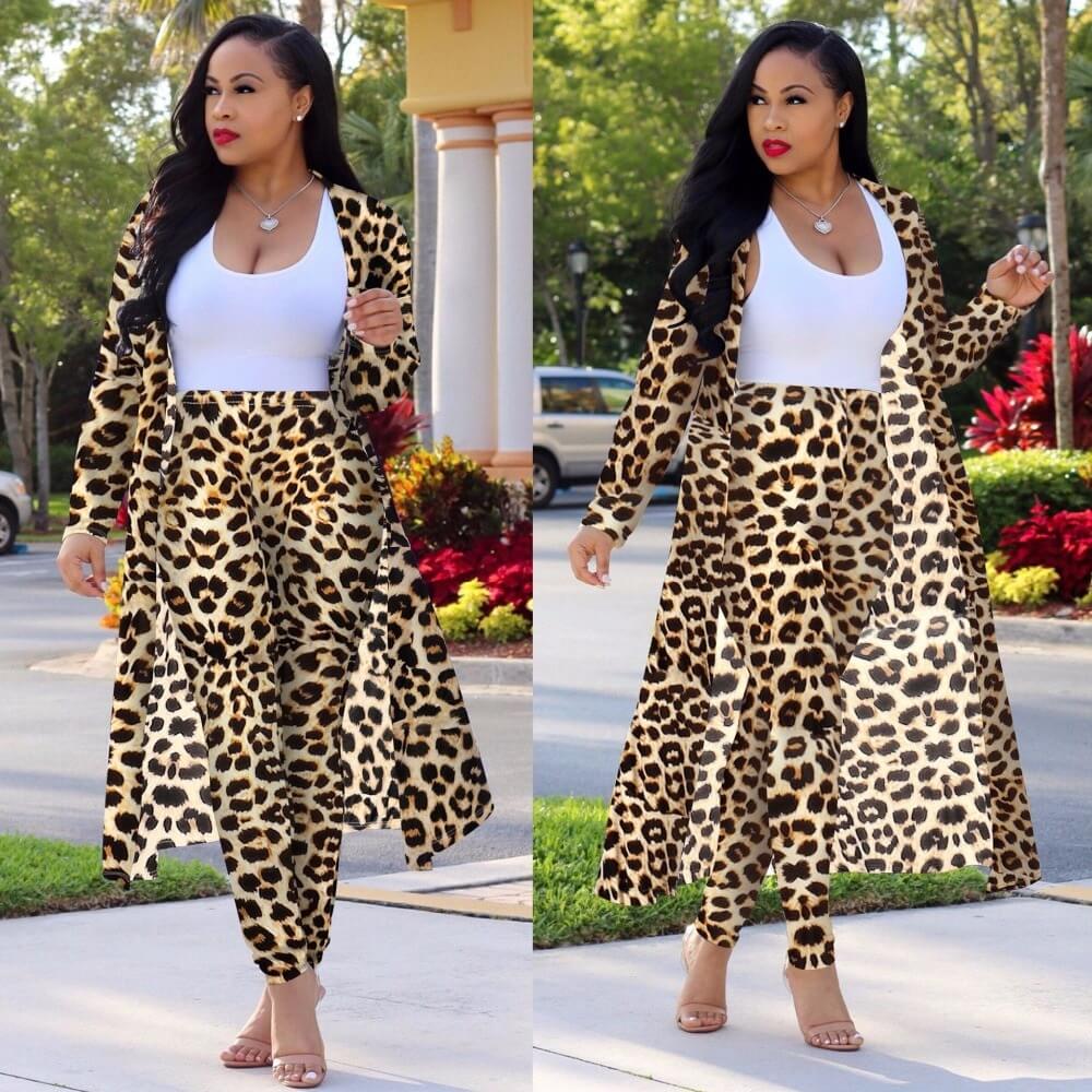 Kimono cardigan set