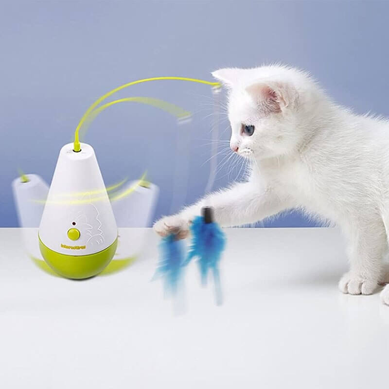 Electric Feather Rod Cat Toy