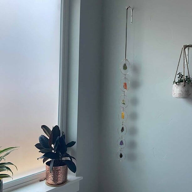 7 Chakra Gemstone Wall Decor