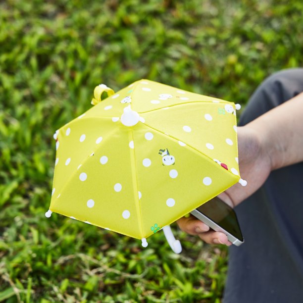 Mini umbrella mobile phone stand