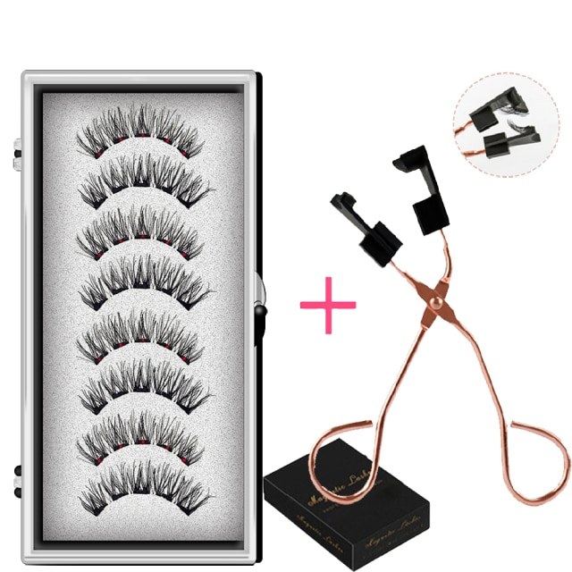 MAGNETIC EYELASHES WITH APPLICATOR