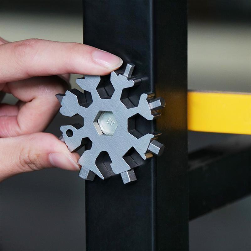 Saker® 18-in-1 Stainless Steel Snowflakes Multi-Tool
