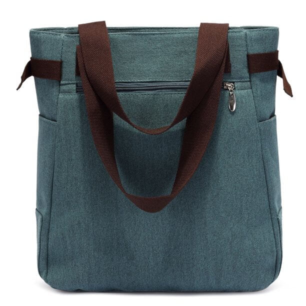 Cat Embroidered Canvas Bag