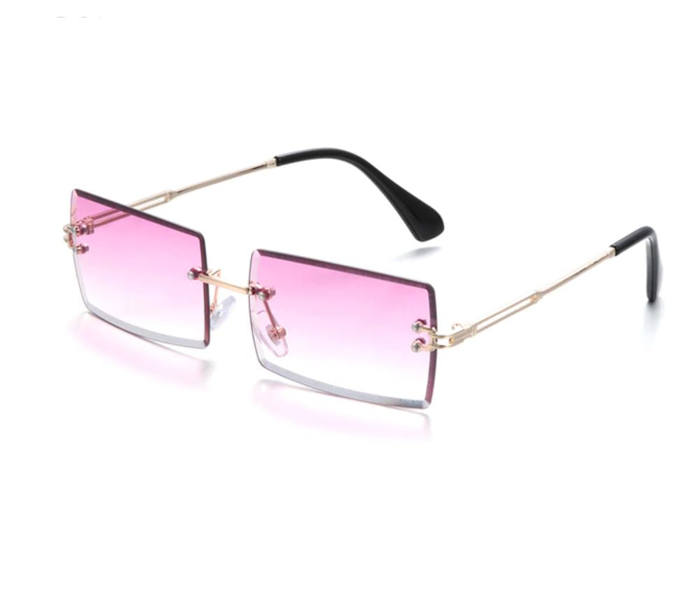 Urban Rimless Rectangular Sunglasses