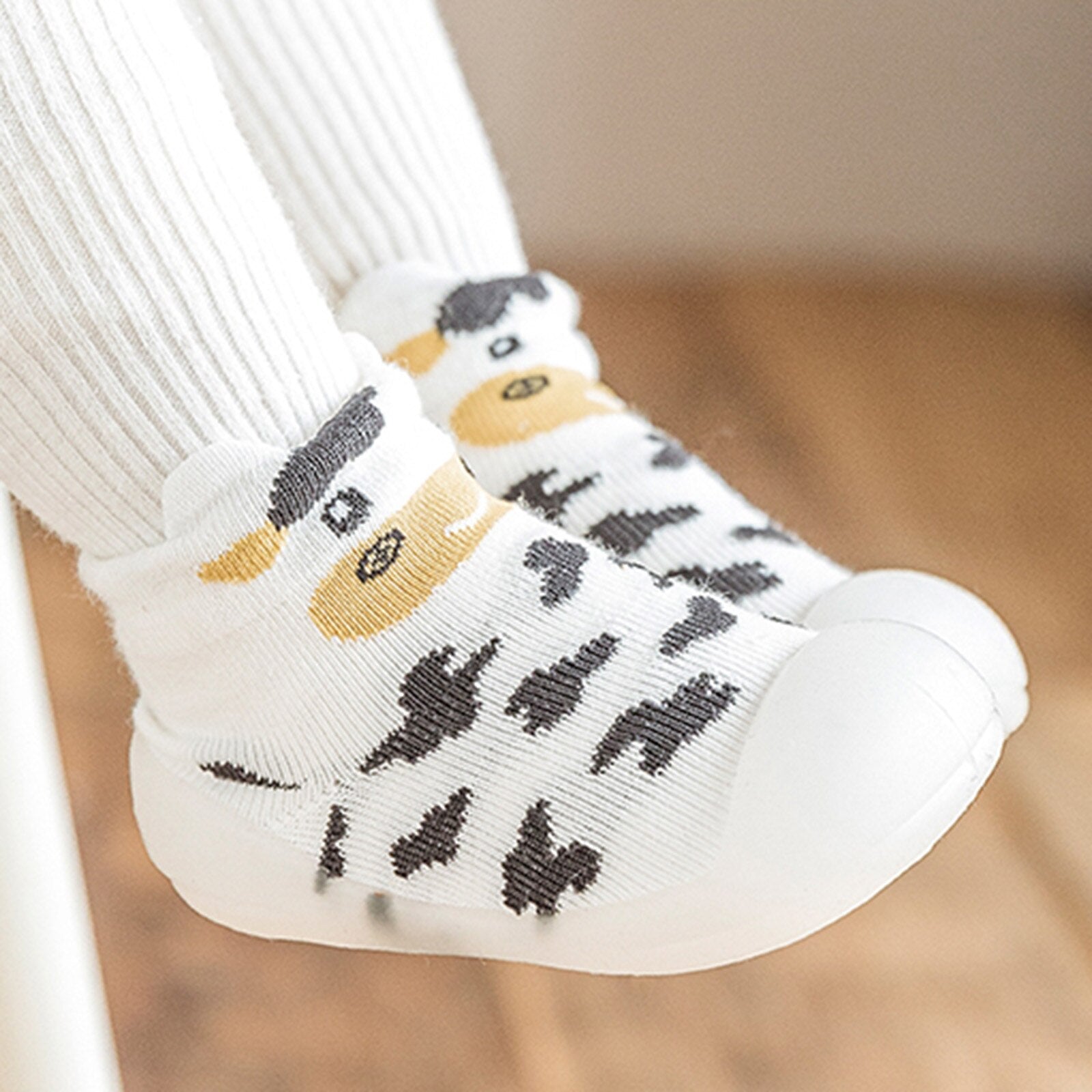 Varme Strikkede Sokkesko til Baby