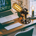 Vintage Steampunk Rocket Lamp