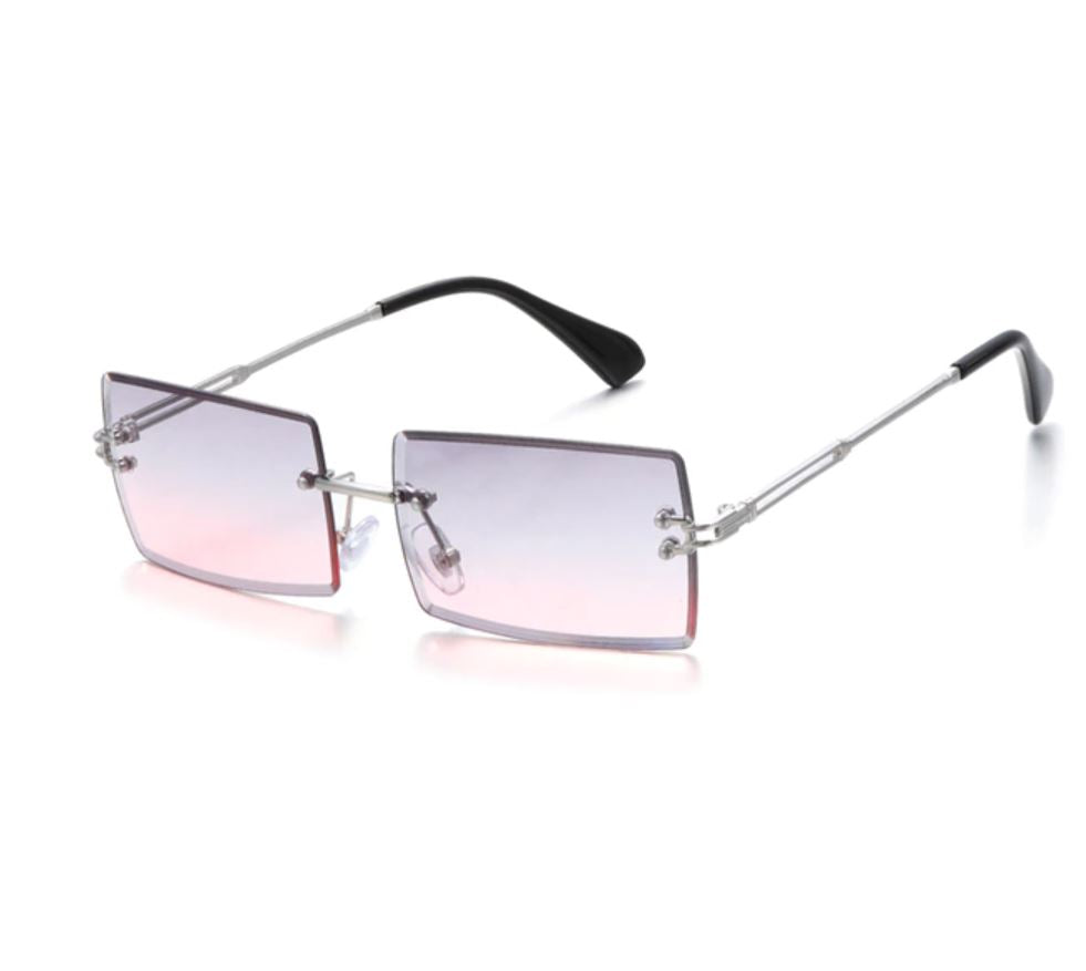 Urban Rimless Rectangular Sunglasses