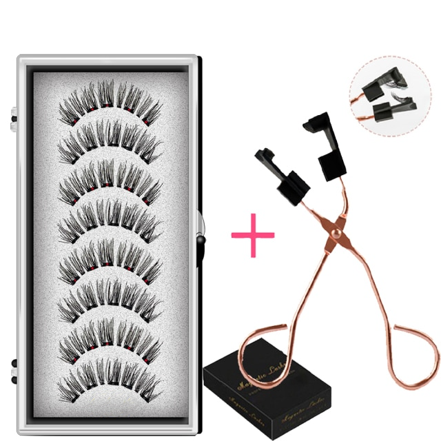 MAGNETIC EYELASHES WITH APPLICATOR