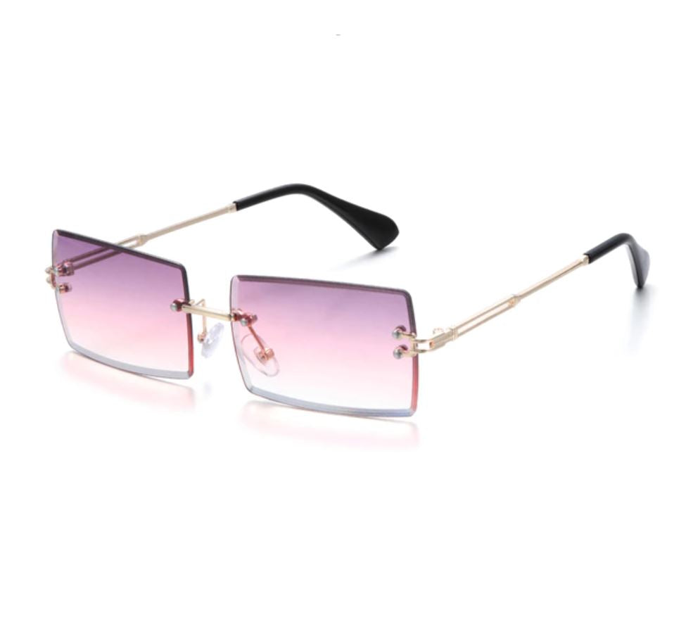 Urban Rimless Rectangular Sunglasses