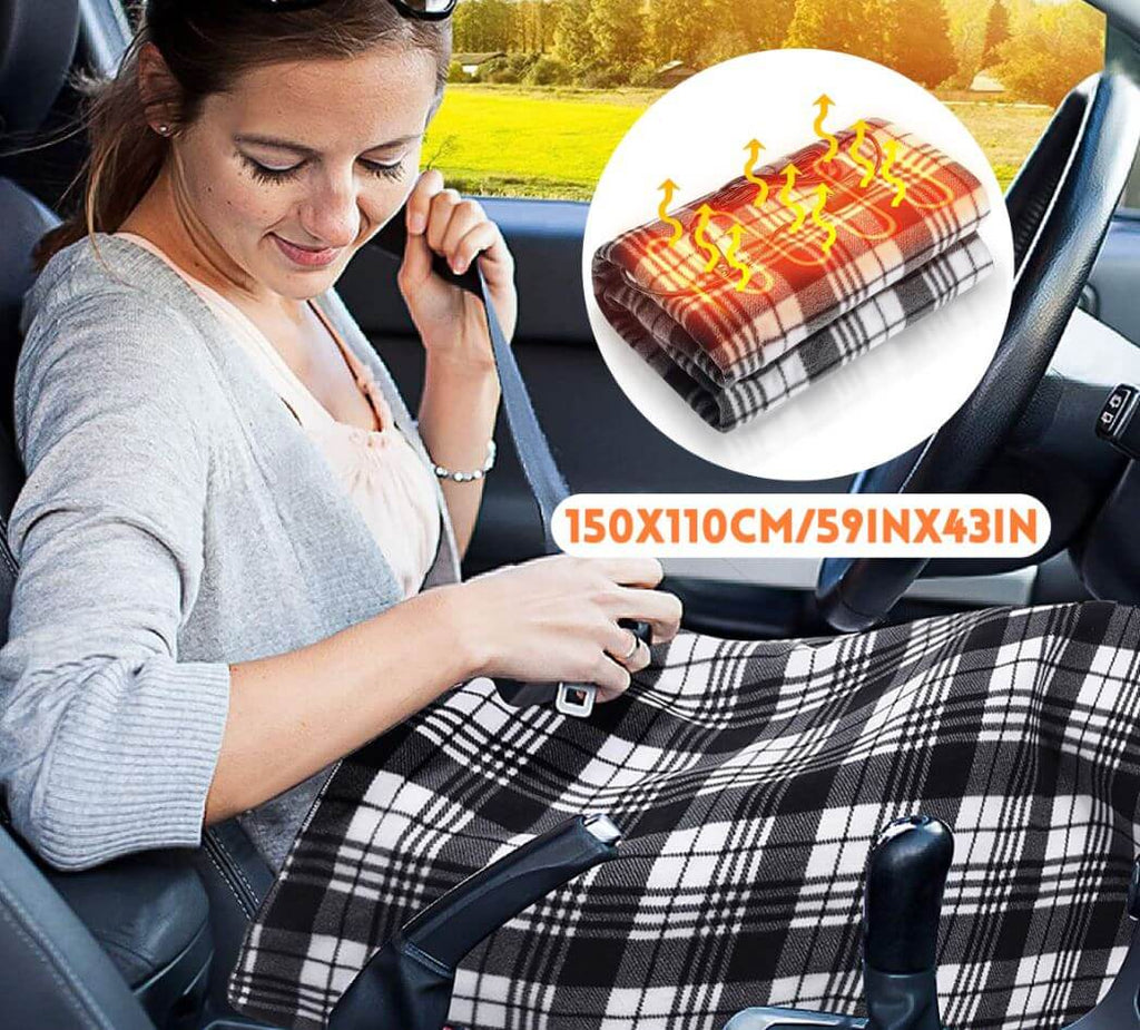 Electric heating Snuggle Blanket for the car