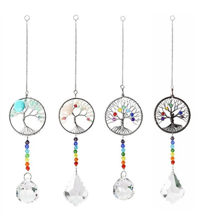 Tree of Life Crystal Sun Catcher