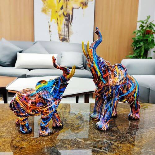 Kunst Elefantdekorasjon