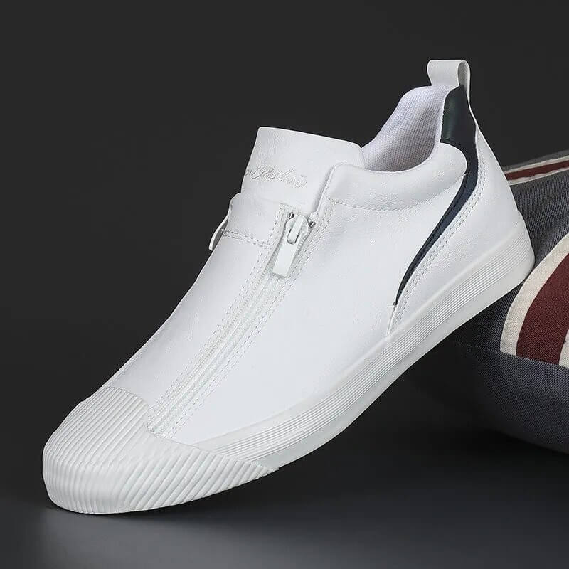 Vulcanized Microfiber Leather Men's Shoes