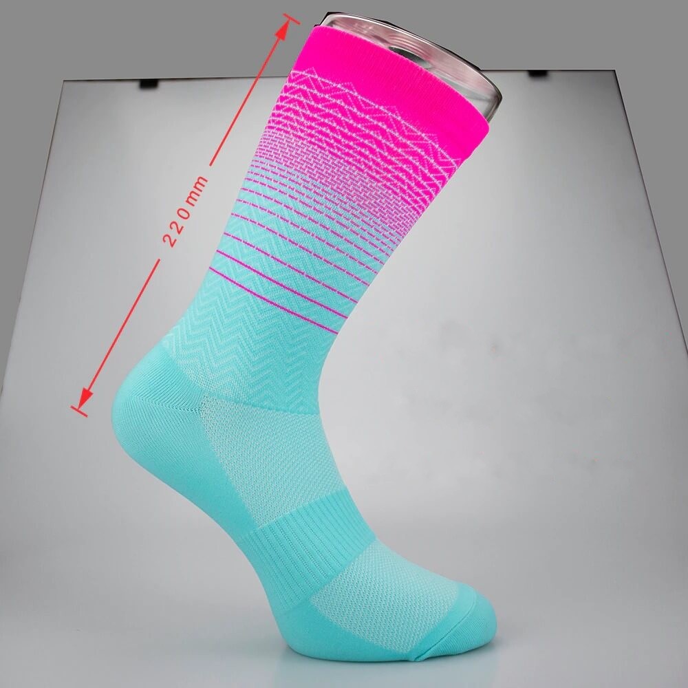 Fargerike sportssokker (unisex)