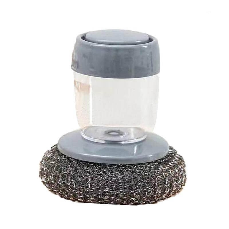 Ergonomic Soap Dispenser Scrubber